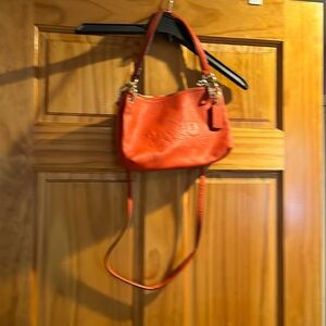 Rare Coach Charley Crossbody Bag Red